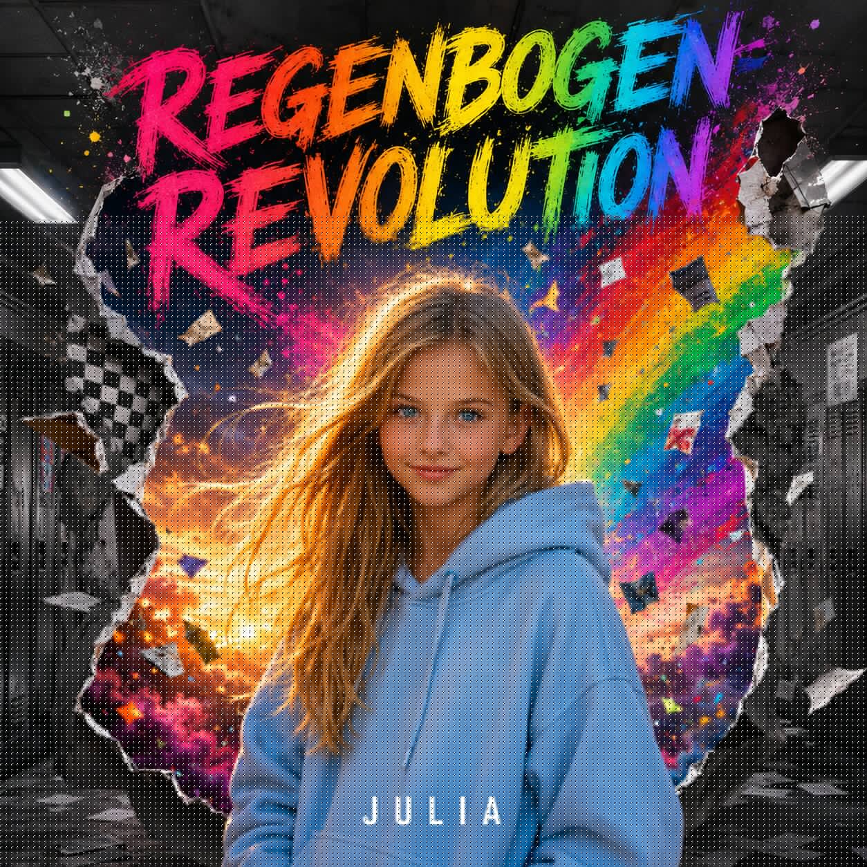 Cover Regenbogen Revolution von Julia